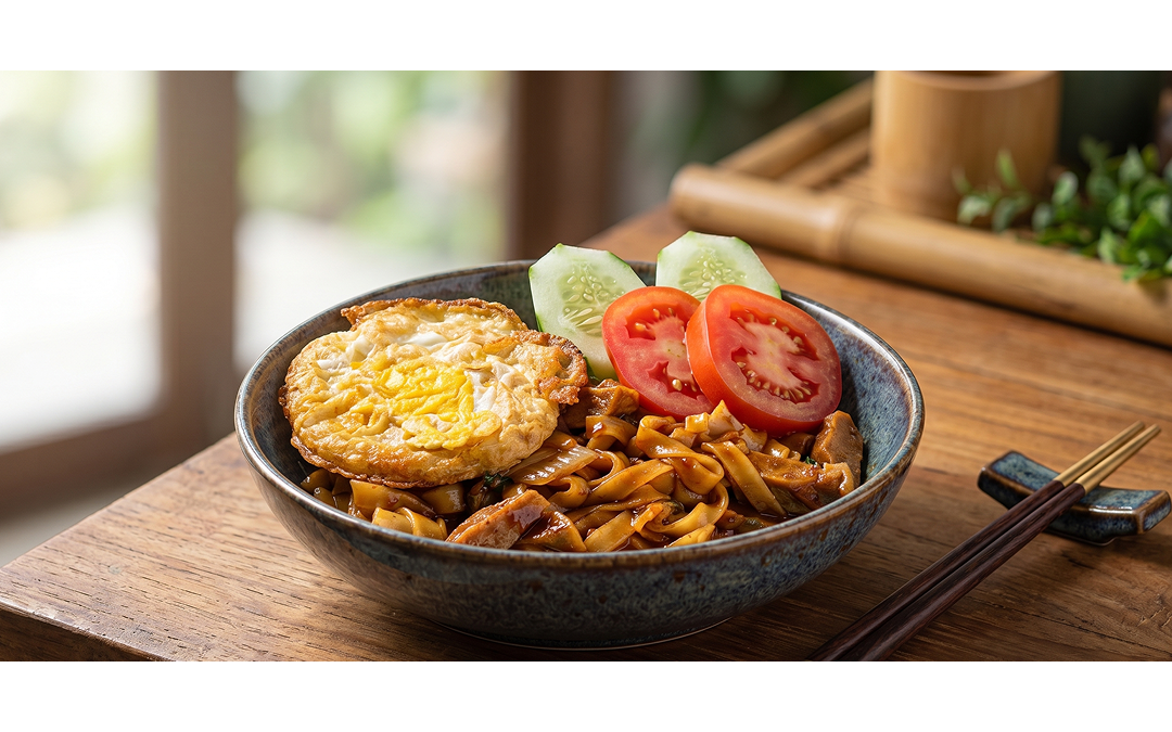 Kwetiau Topping Telor Ceplok